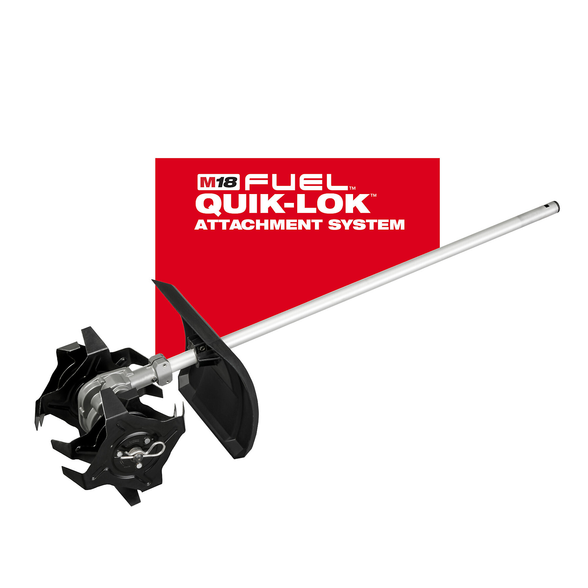 Milwaukee M18 FUEL QUIK-LOK Cultivator Attachment, 9in. Tilling Width, Model# 49-16-2739